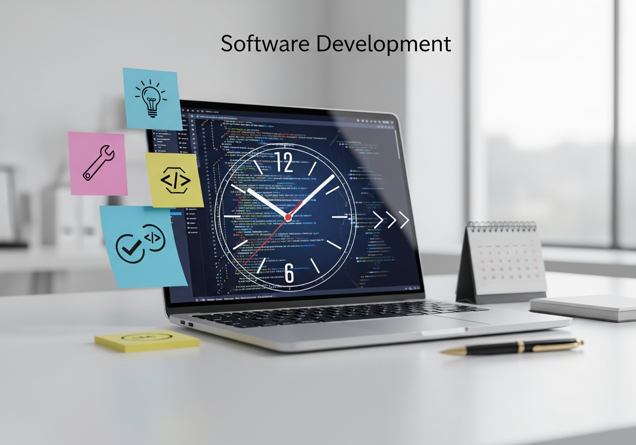 A pergunta "Quanto tempo leva para desenvolver um software?" é uma das mais frequentes e, infelizmente, não tem uma resposta única. É como perguntar "Quanto tempo leva para construir uma casa?" – depende do tamanho, do estilo, dos materiais, da equipe, et