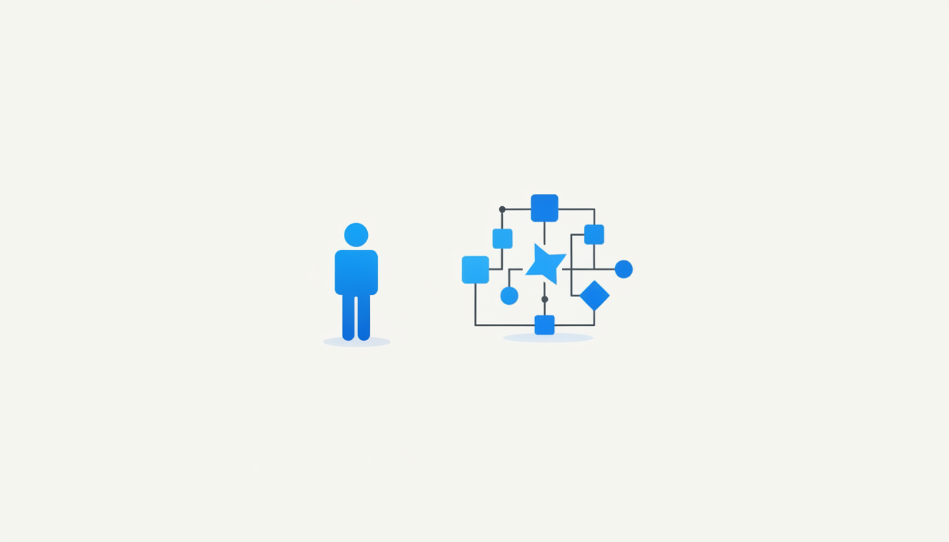 Ilustração sobre freelancer ou software house