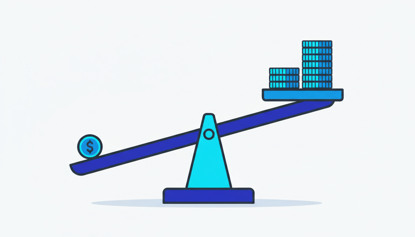 Ilustração sobre ROI de IA
